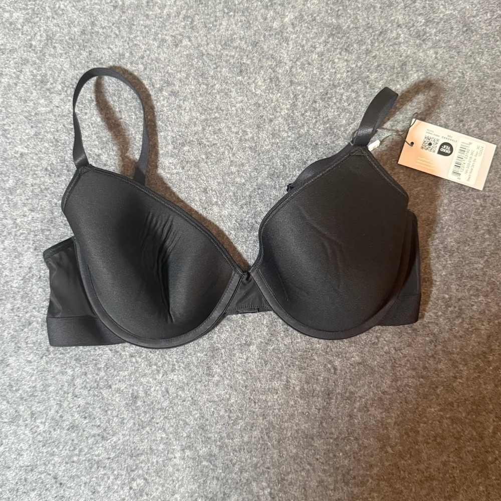 Negative Underwear Stealth Mode Demi Bra Black 36C NEW
